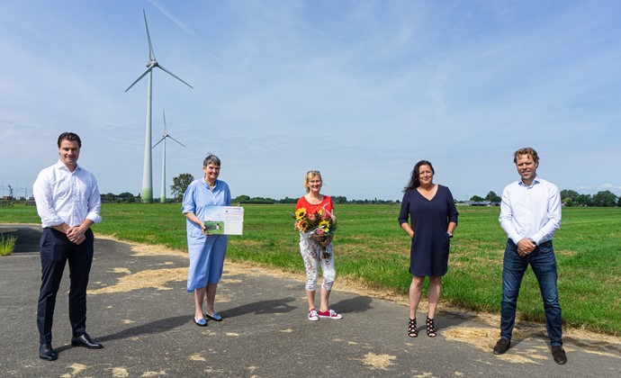 Sustainable connection between Euro Tank Terminal (Rotterdam), Eurotank Amsterdam and Giessenwind wind farm