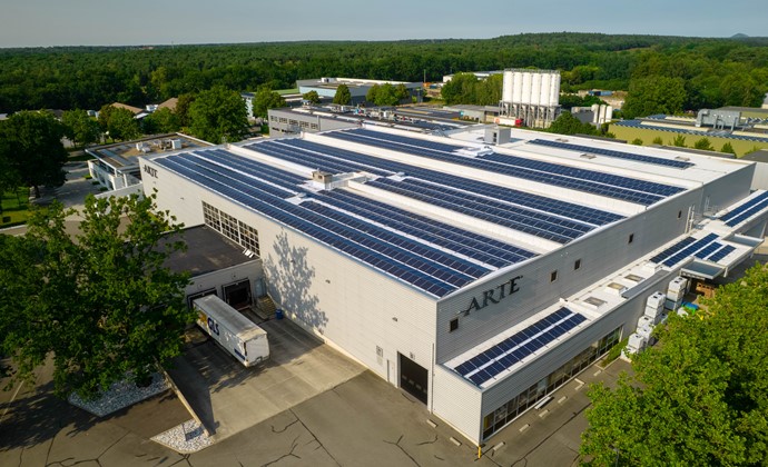 Verduurzaming en kostenbesparing voor Arte door zonnepanelen