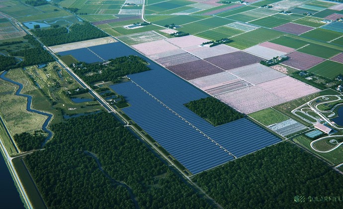 Scholt Energy en Solarfields zetten grootste zonnepark van Nederland, Dorhout Mees, in op balanceringsmarkten